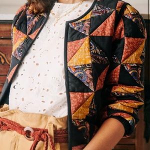 Sézane Alie Patchwork Jacket